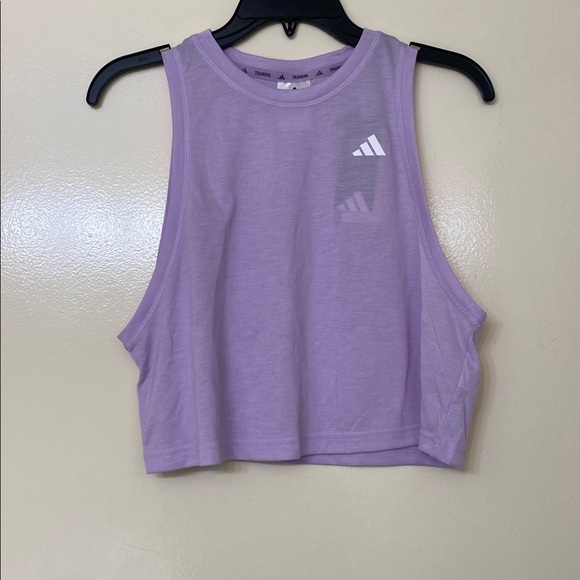 Adidas Light Purple Sleeveless Athletic Top - Picture 3 of 5